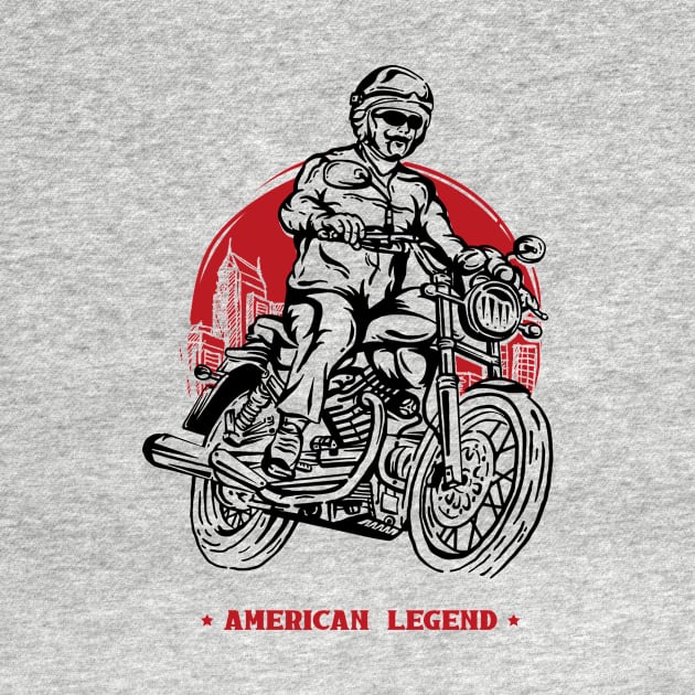 American Legend Motorcycle by VEKTORKITA